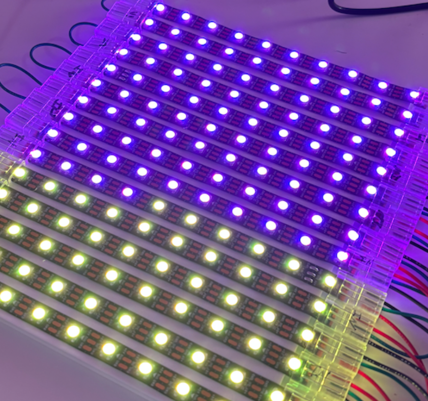 Led fire effect